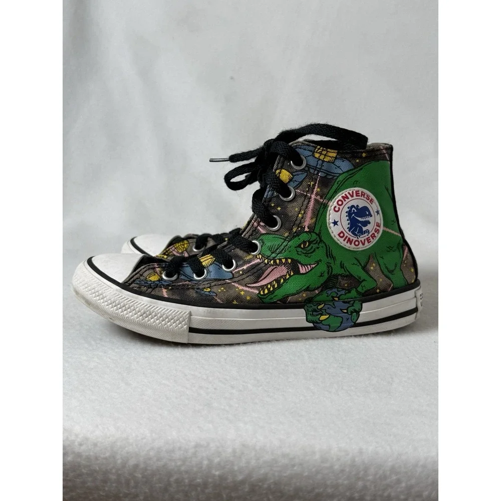 Converse Chuck Taylor All Star Dinoverse High Top Kids Shoes Size 2 665391C